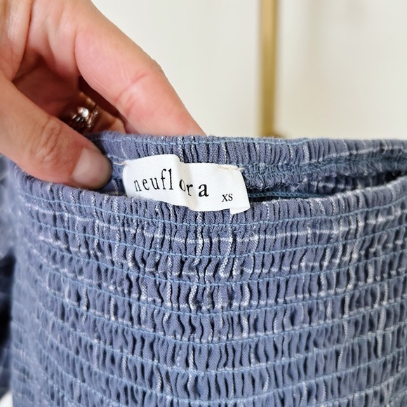 Neuflora Dusty Blue Hartselle Dress - XS - Picture 3 of 4